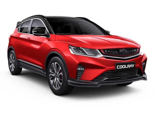 Geely Coolray Цвет: Красно-черный