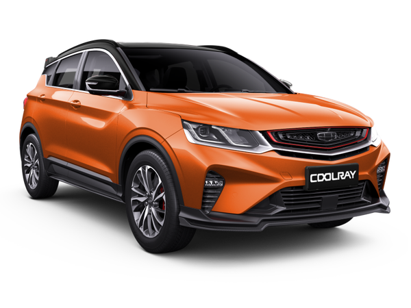 Geely Coolray Цвет: Оранжево-черный